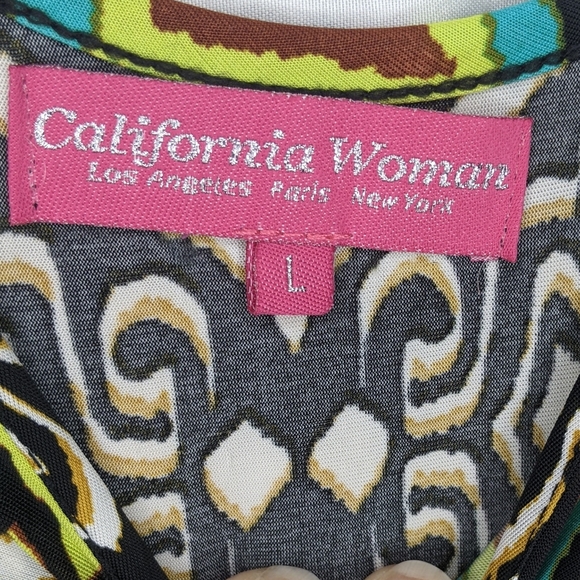 California Woman Stretch Maxi Dress, Large - Picture 3 of 8